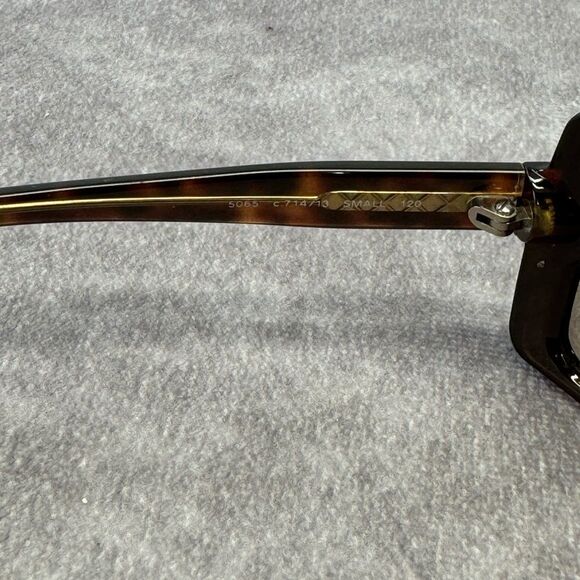 Chanel Vintage Y2K Rectangular 5065 Brown Sunglasses - Picture 9 of 12